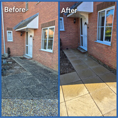 Exterior cleaning services, Driveway cleaning, Patio cleaning, Block paving cleaning, Porcelain driveway cleaning,