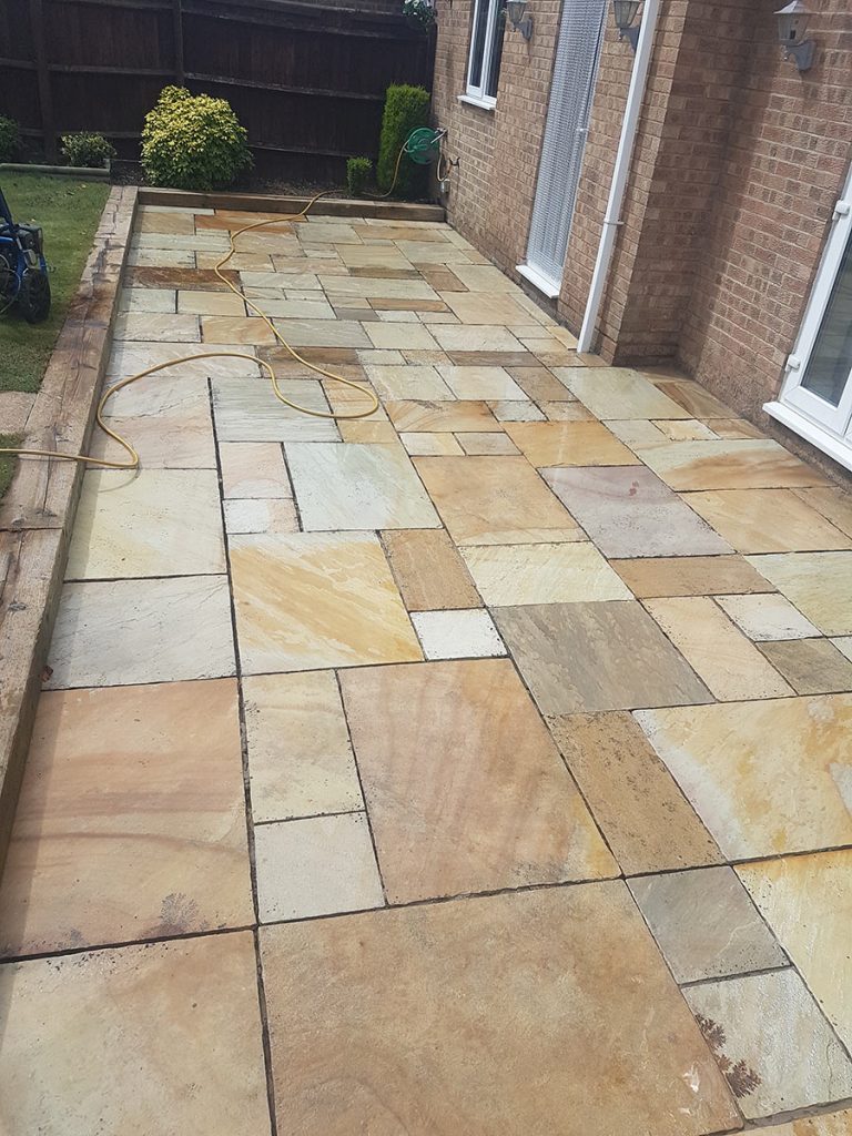 Patio and driveway cleaning